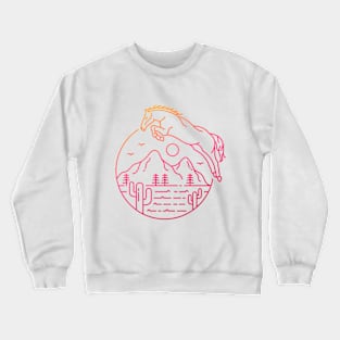 The Desert Horse Crewneck Sweatshirt